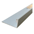 8mm Matt Silver Aluminium Angle 3m