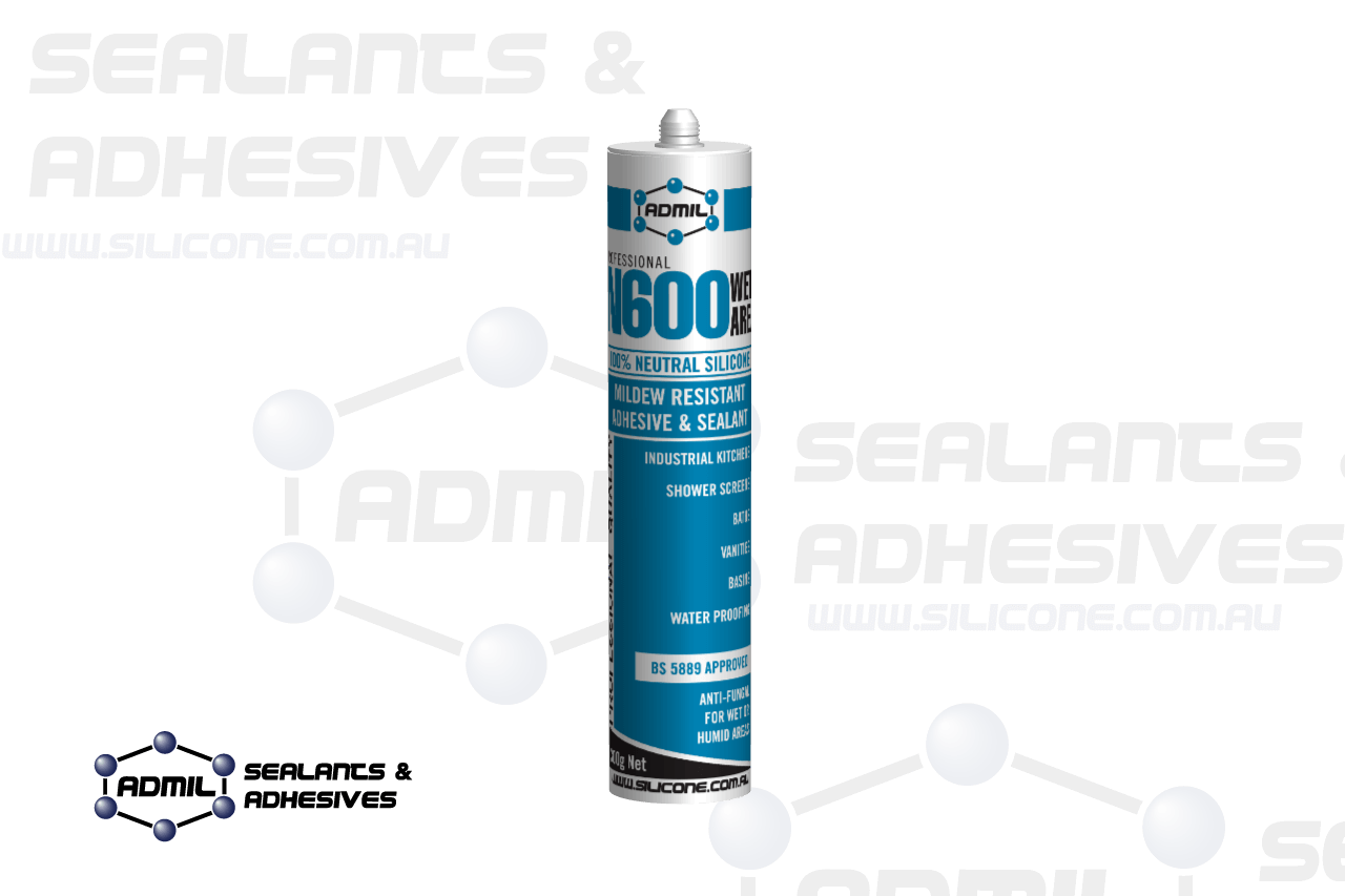 Admil N600 Wet Area Silicone Sealant 300g