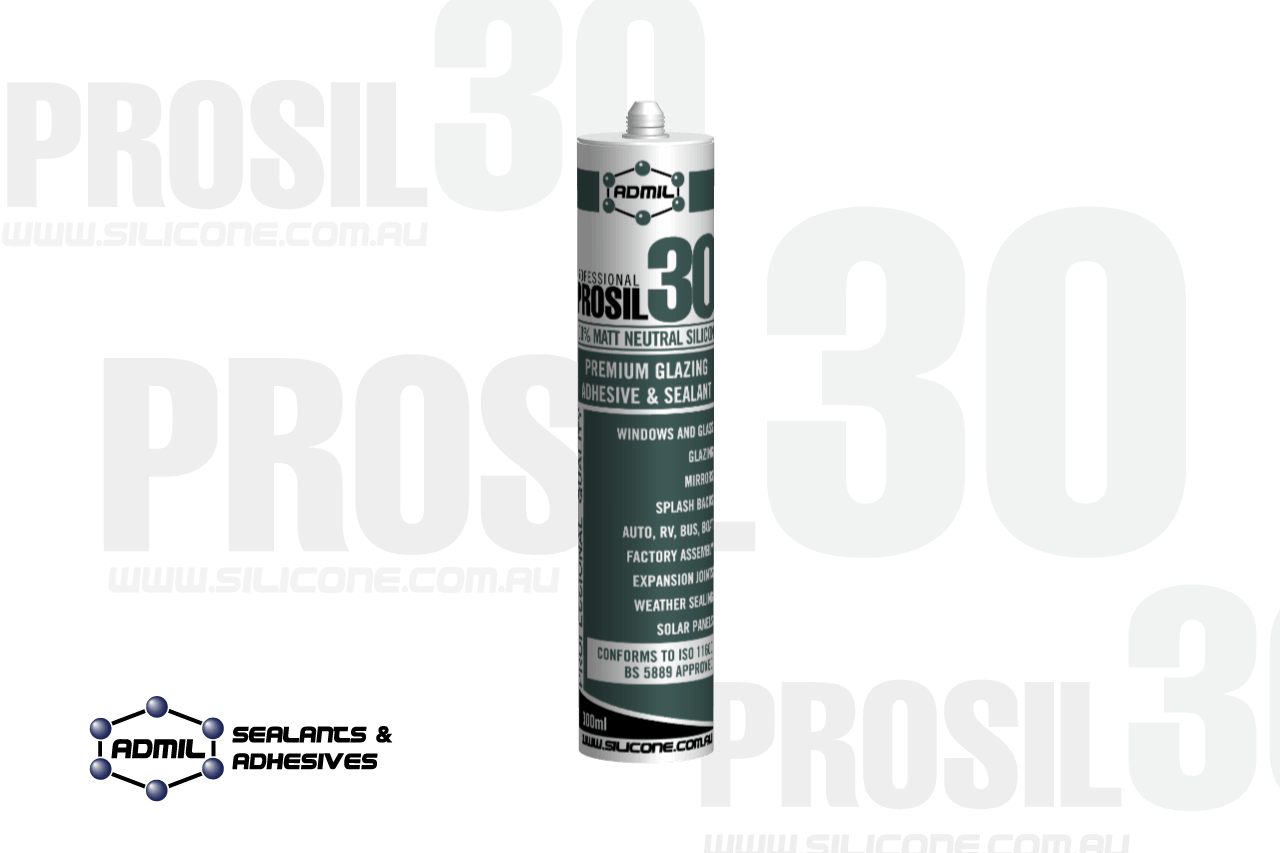 Admil Prosil 30 Matt Silicone Sealant 300g