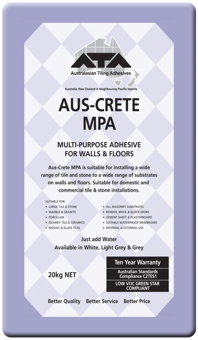 Aus-Crete MPA High-Performance Tile Adhesive Grey 20kg