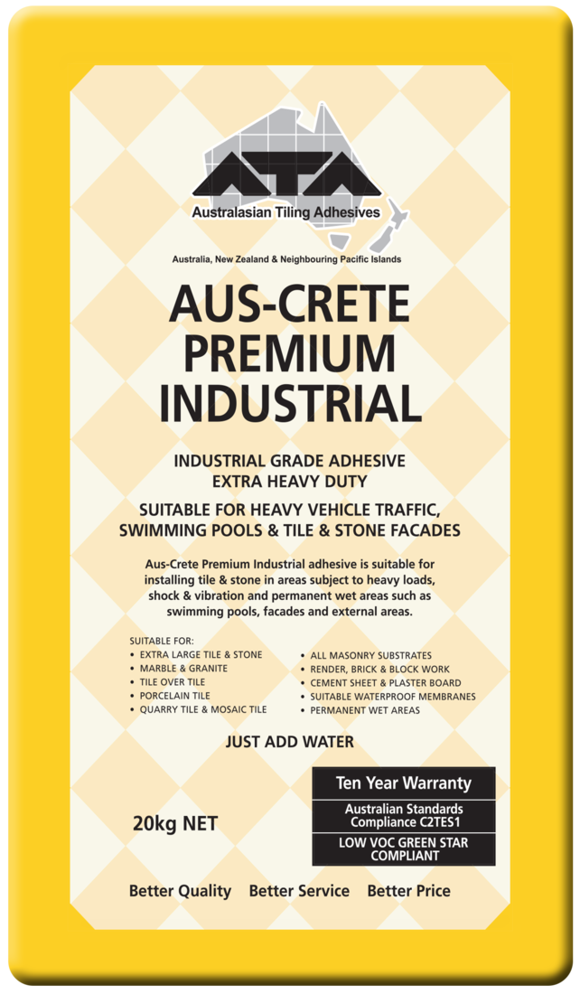 Aus-Crete Premium Tile Adhesive Grey 20kg