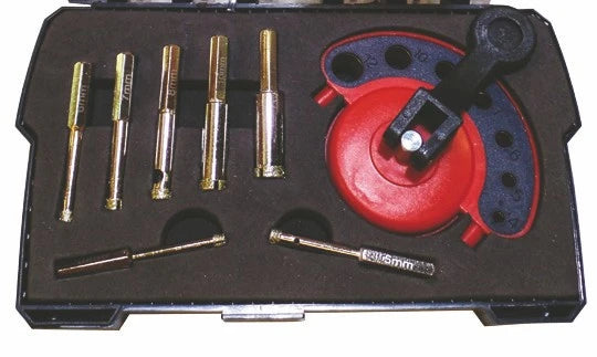Diamond Core Drill Bit Set - 8 Piece