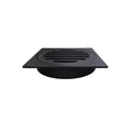 Gripmax 110x110mm Matt Black Shower Grate