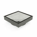 Gunmetal Grey 110x110mm Floor Drain