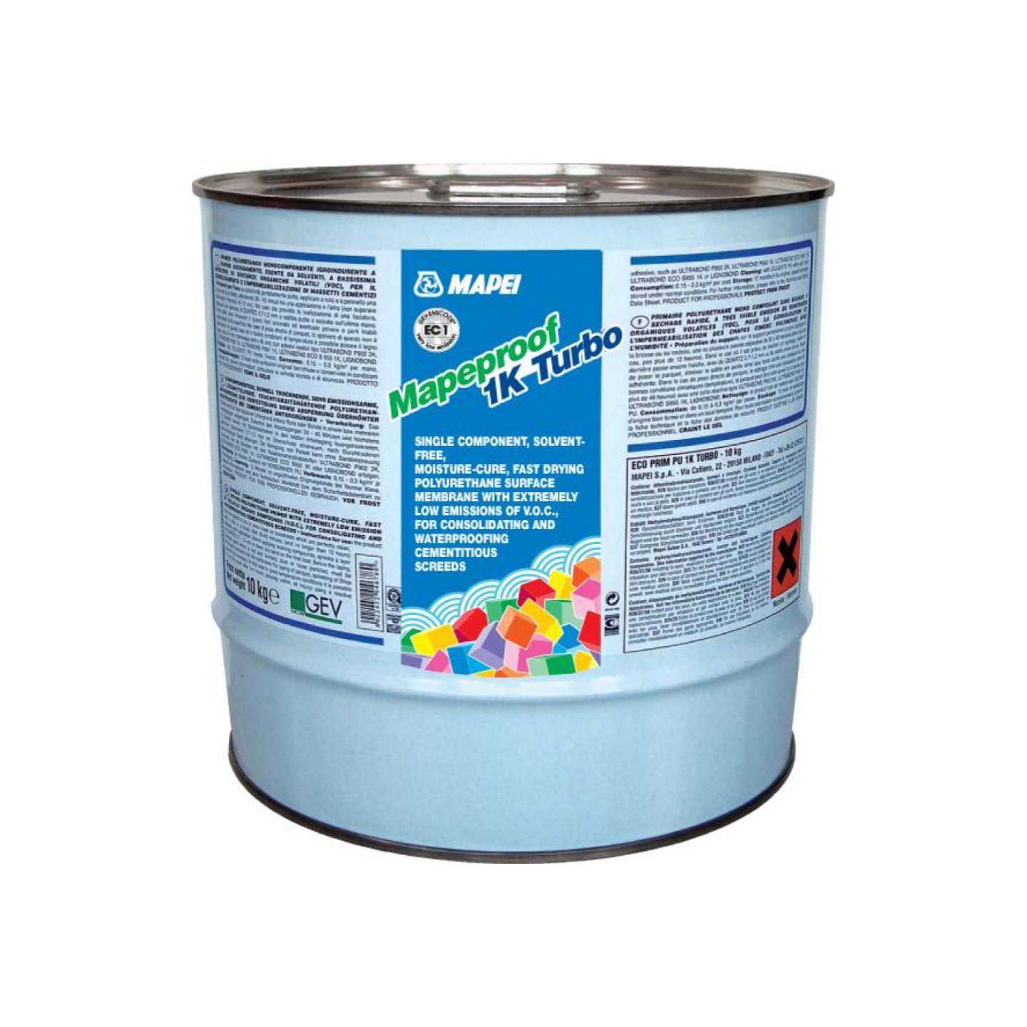 Mapei Mapeproof 1K Turbo Crystalline Waterproofer 10kg