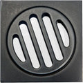 Matt Black 110x110mm Floor Drain