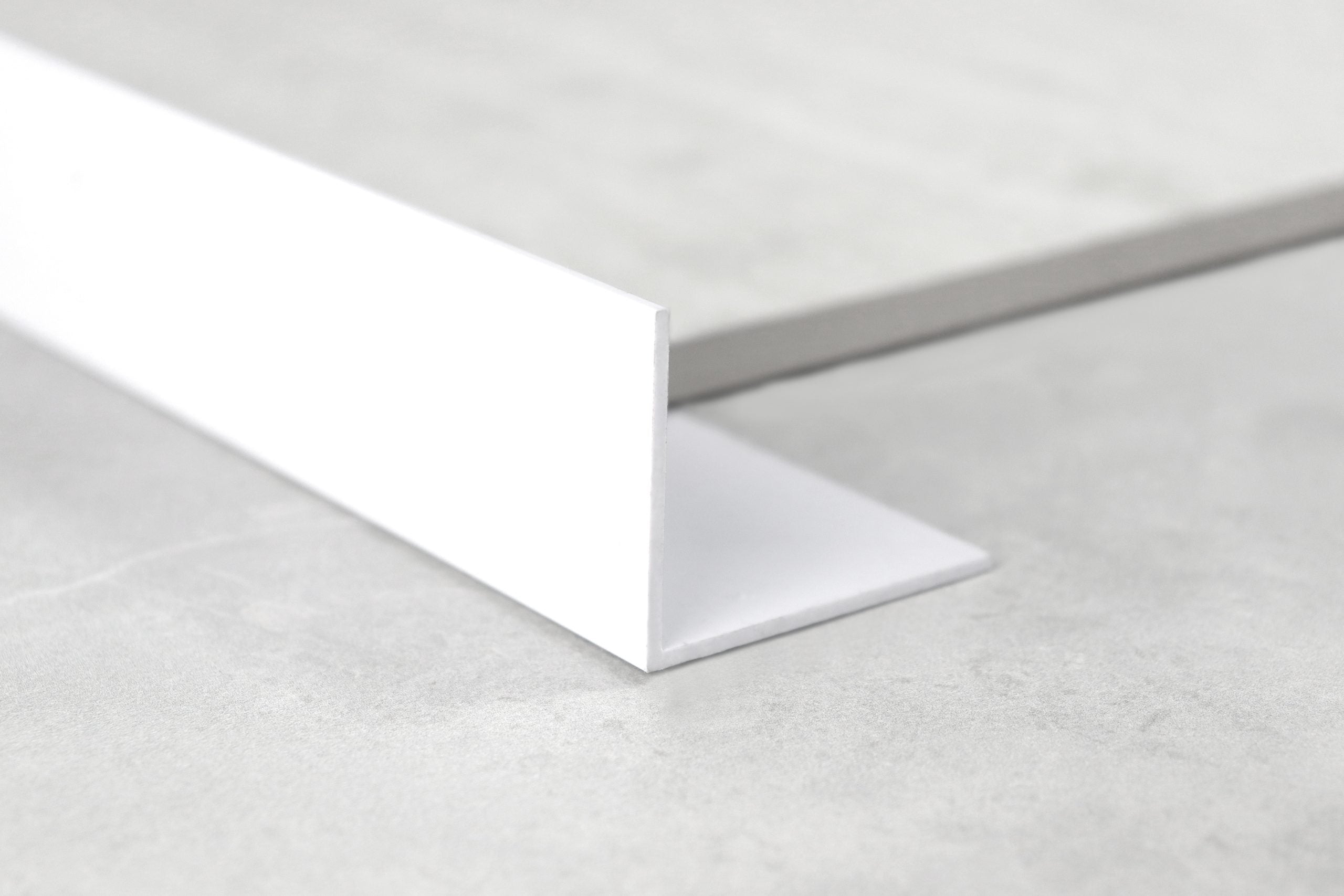 PVC Angle - 40 x 50 x 2.0mm x 3m - White