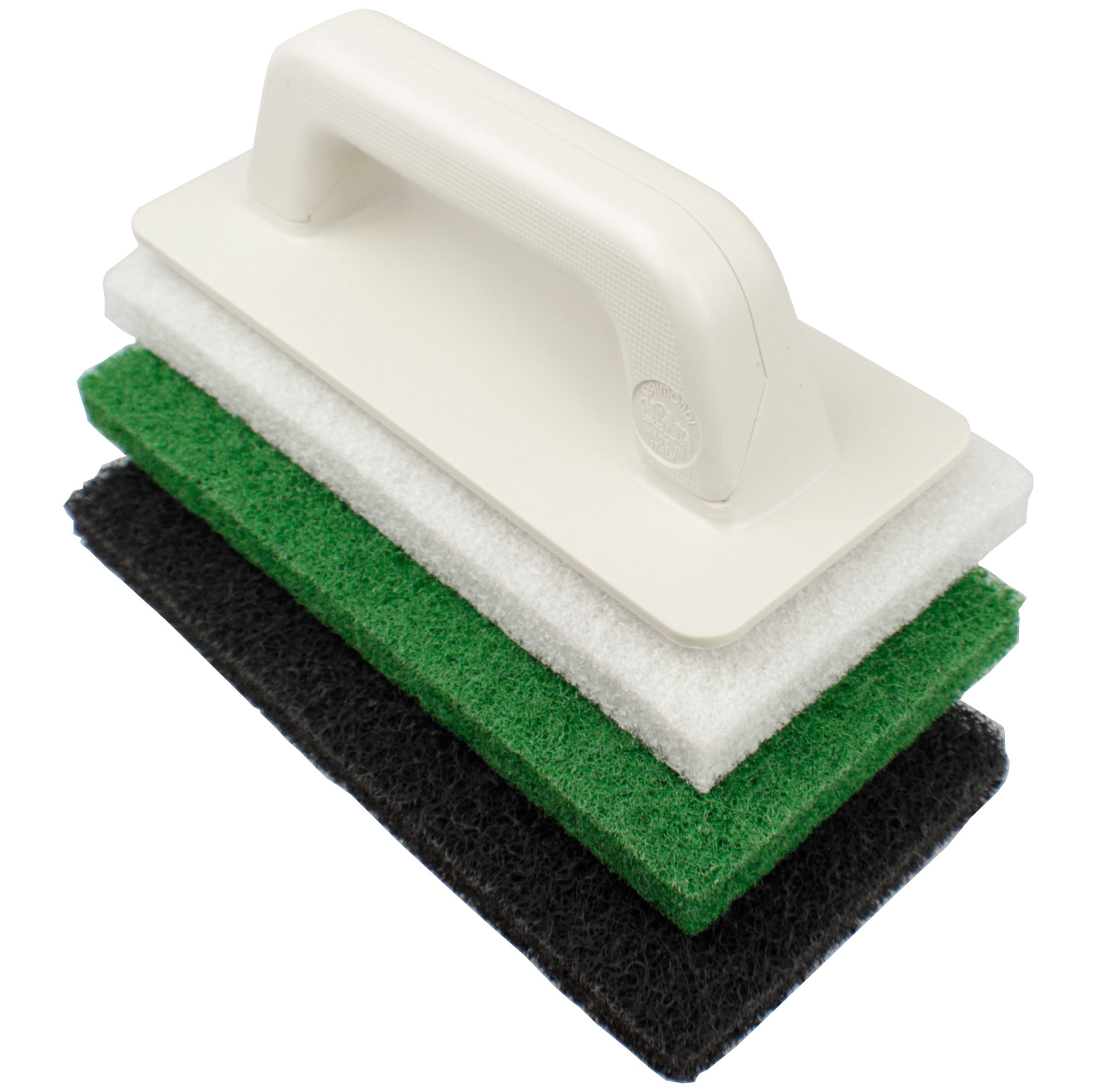 Raimondi Scouring Pad Set - 3 pce - Inc. Handle