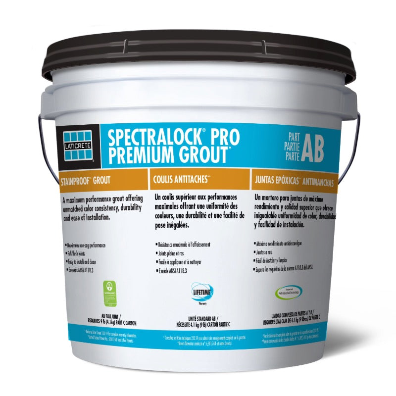 Laticrete Spectralock Pro Premium Grout A & B Liquids - x4 Commercial Pack
