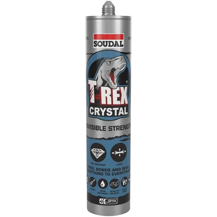T-Rex Power Crystal Clear Adhesive 290ml - Box of 12