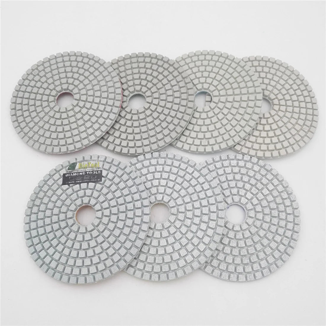 Wet Diamond Polishing Pad White 4"
